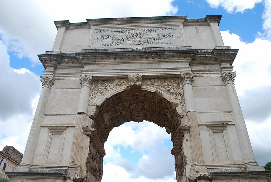 arch, rome, italy, architecture, roman, landmark, coliseum HD wallpaper