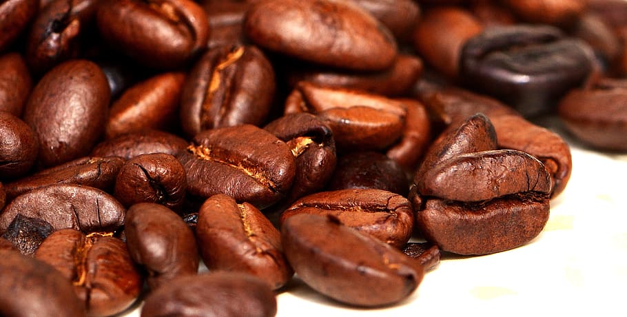brown coffee bean lot, coffee beans, cafe, roasted, caffeine HD wallpaper