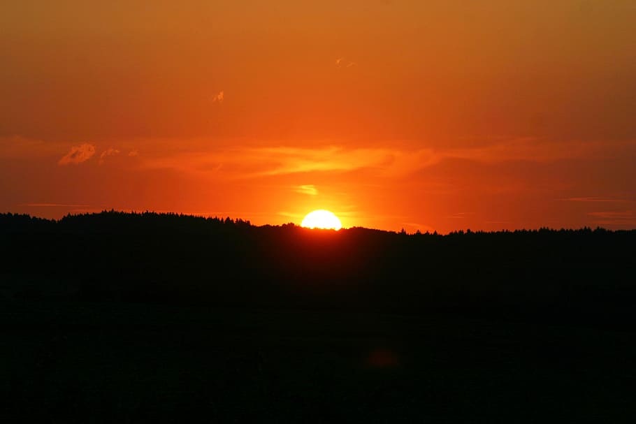sunset, afterglow, sky, beauty in nature, scenics - nature HD wallpaper