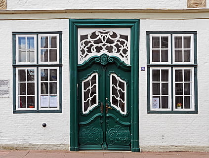 Front, Door, Input, German, Craft, front door, north german HD wallpaper