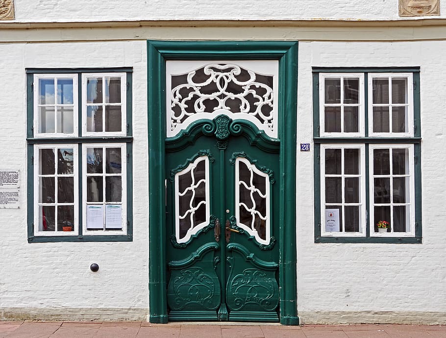 Front, Door, Input, German, Craft, front door, north german HD wallpaper
