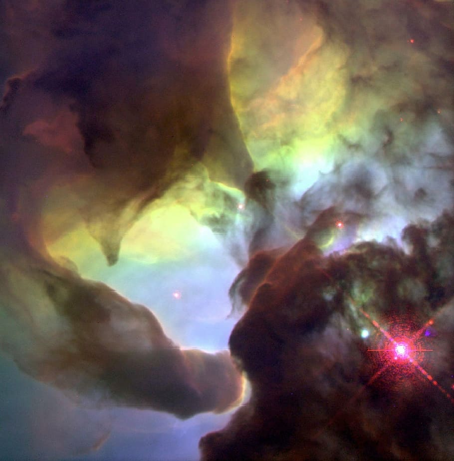 lagoon nebula, messier 8, space, m8, twisters, ngc 6523, sharpless 25, HD wallpaper