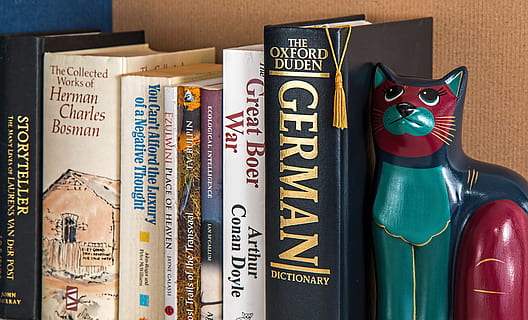 assorted-title books, bookshelf, reading, learning, education HD wallpaper
