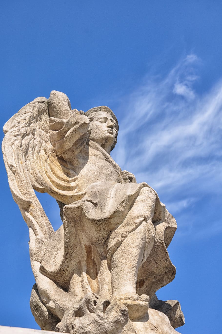 figure, sculpture, monument, architecture, character, religion HD wallpaper
