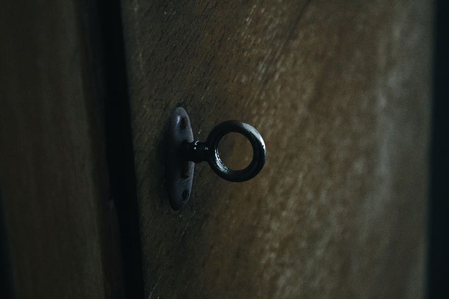 background, darkness, shadow, key, door, old, entrance, wood - material HD wallpaper