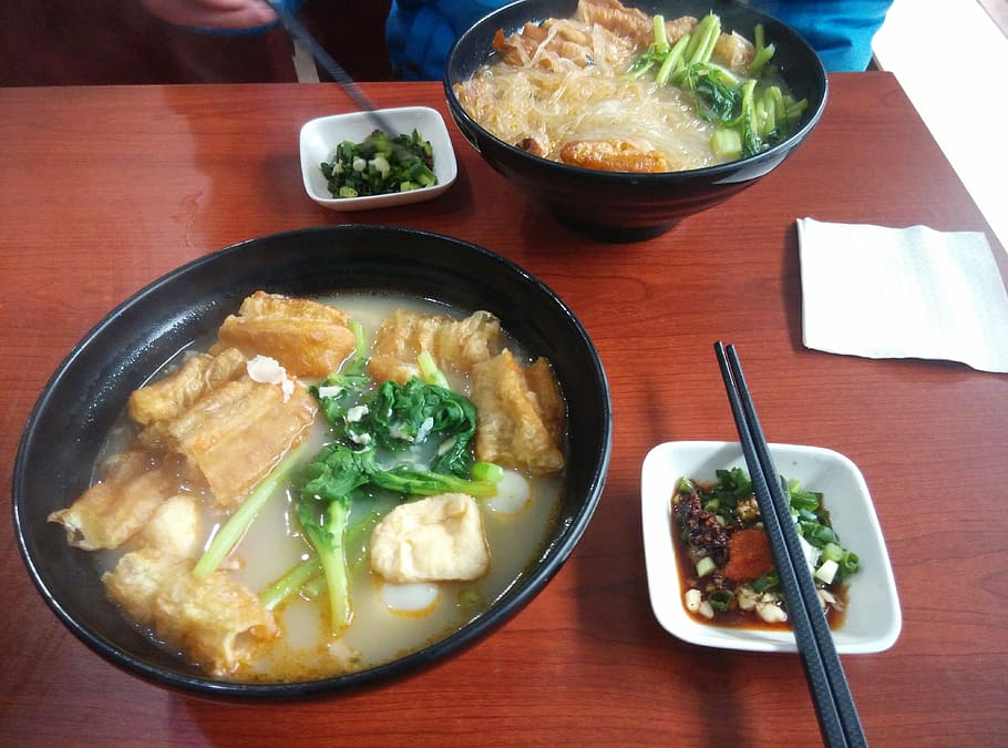 Delicious, Soup, food and drink, japanese food, bowl, indoors HD wallpaper