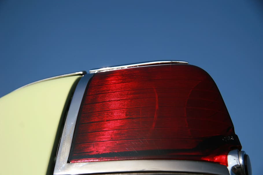 mint, classic, retro, tail light, automobile, car, vintage HD wallpaper
