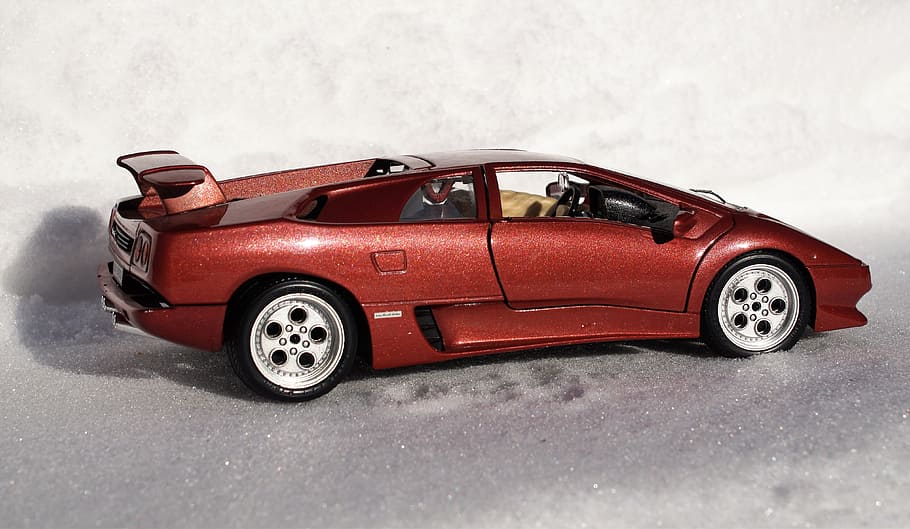 Model Car, Lamborghini, Diablo, Vehicles, automotive, toys HD wallpaper