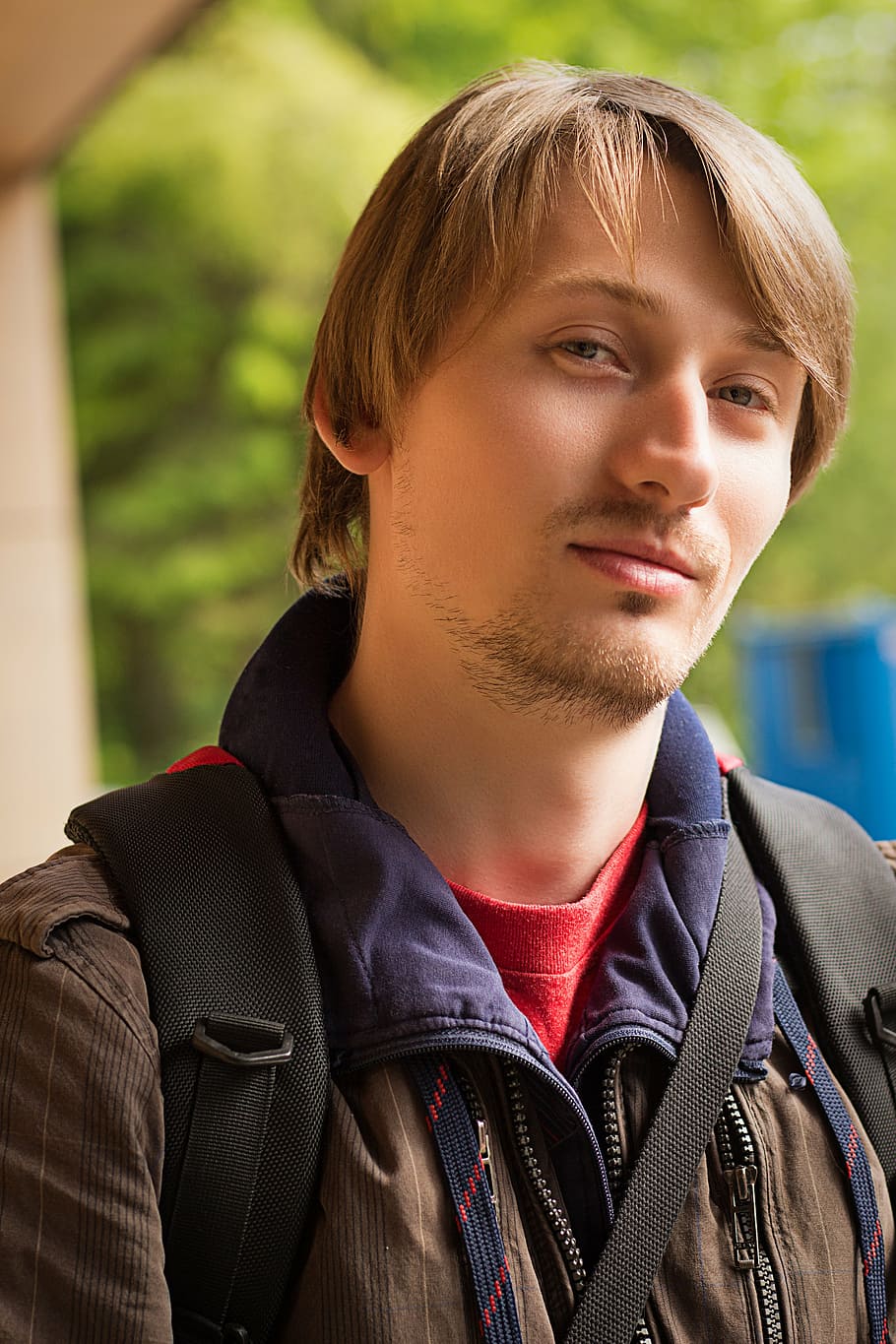 portrait, character, smile, one person, young adult, young men HD wallpaper