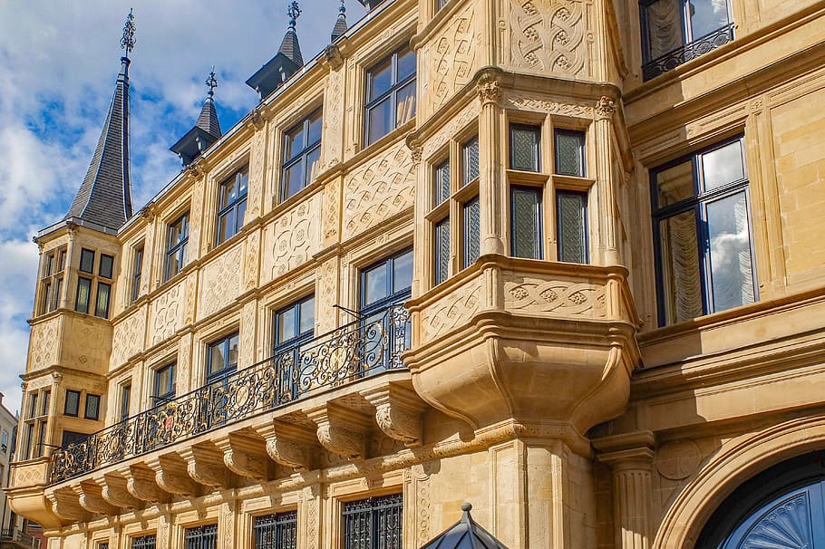 palace, palais, building, ducal, historic, architecture, luxembourg HD wallpaper
