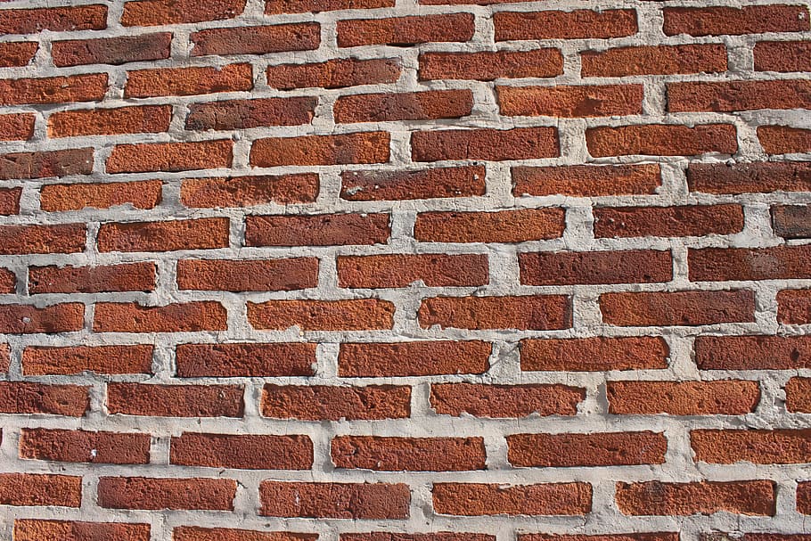 Wall, Brick, bricks, brick wall, backgrounds, wall - building feature HD wallpaper