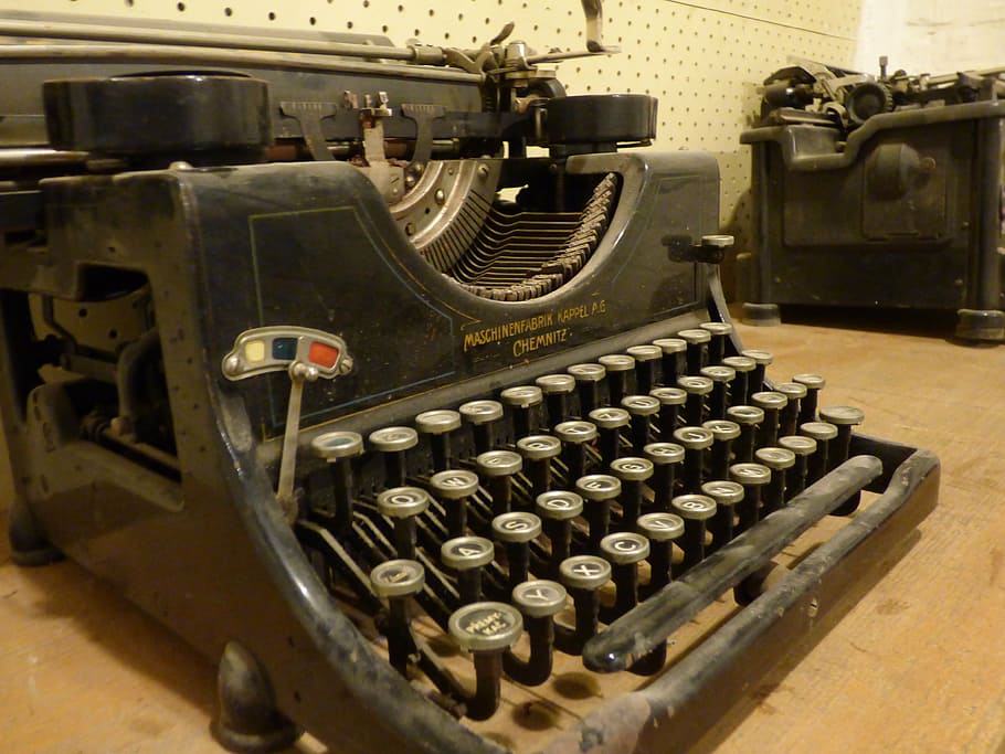 machine, print, keys, font, typewriter, paper, letters, to write HD wallpaper