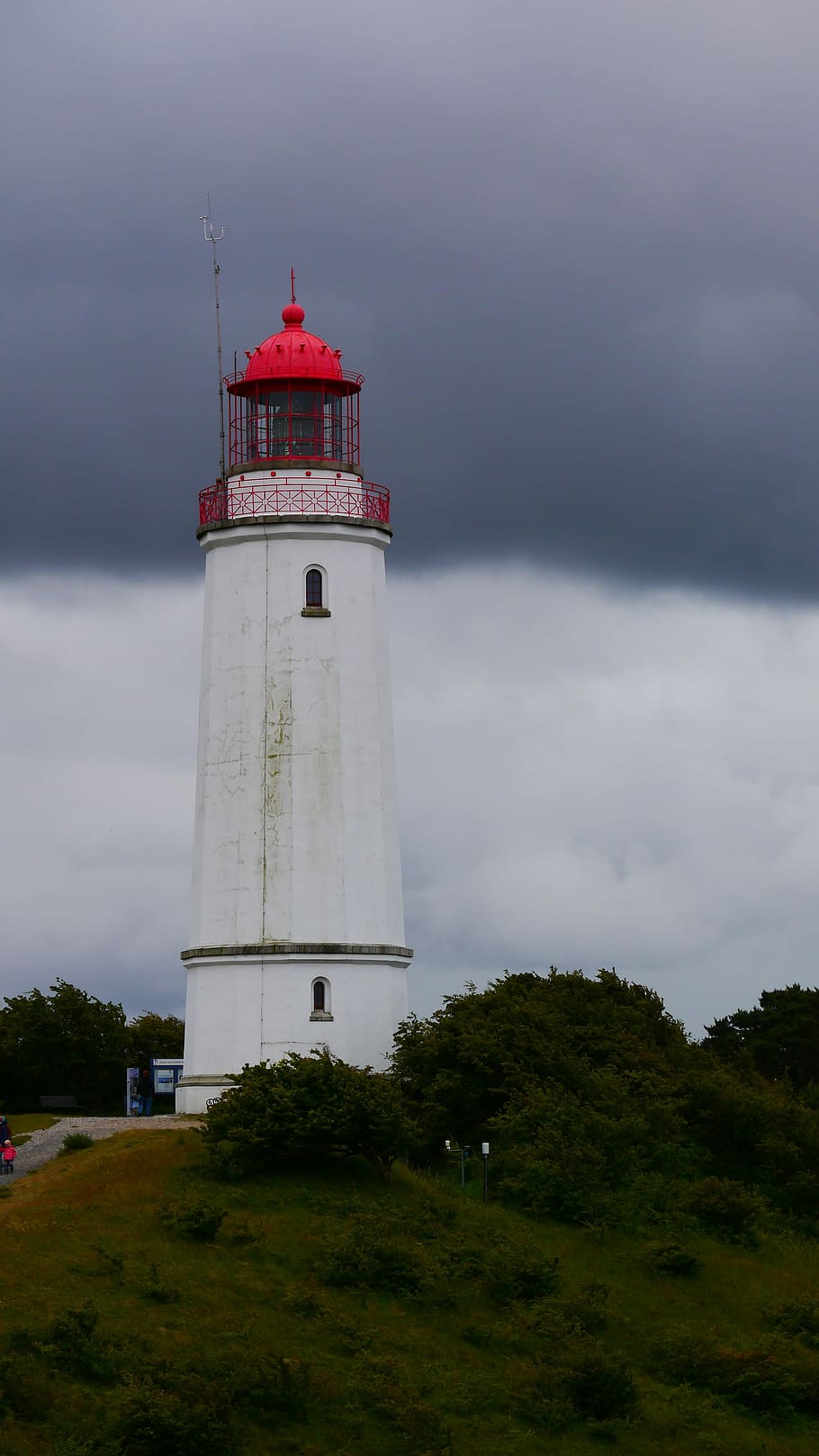 Lighthouse, Building, Beacon, Landmark, tower, marine, hiddensee HD wallpaper