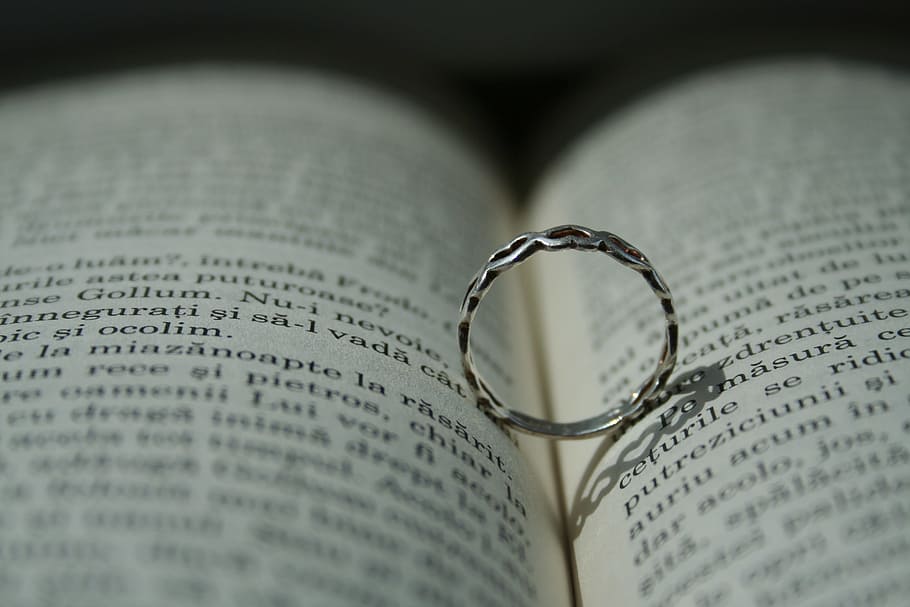 Ring, Book, Written, Simplicity, Shadow, small, religion, close-up HD wallpaper