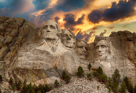 Mount Rushmore, South Dakota, monument, america, president HD wallpaper