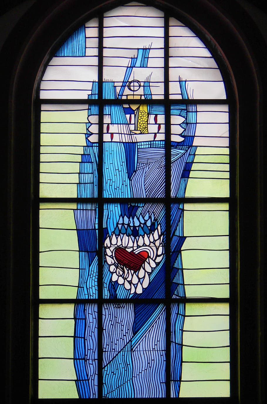 kiliansdom, würzburg, church window, glass window, stained glass, HD wallpaper