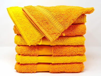HD wallpaper: assorted-color bathroom towels, cloth, terry, textile ...