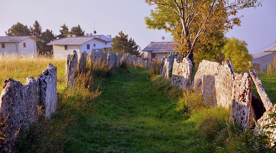 excursion, autumn, the european path, e5, lessinia, italy, architecture HD wallpaper
