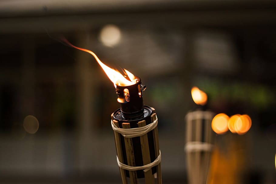 fire, flame, torch, fire - Natural Phenomenon, burning, heat - Temperature HD wallpaper