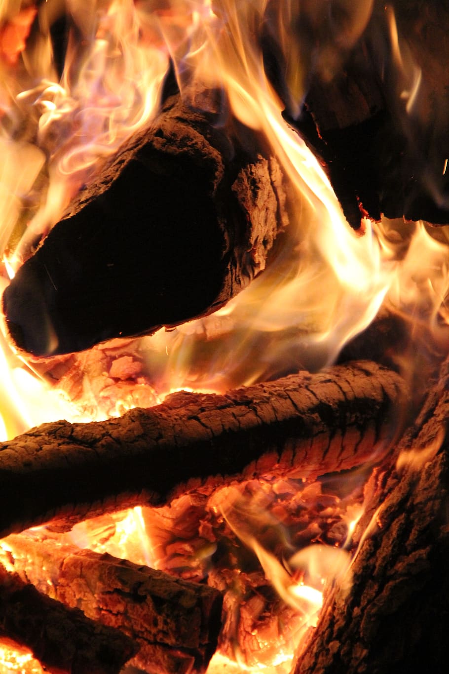 fireplace, wood, flame, heat, firewood, burning, heat - temperature, HD wallpaper
