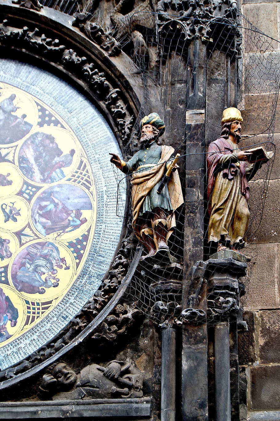 clock, clock shield, external clock, time, measurement of time HD wallpaper