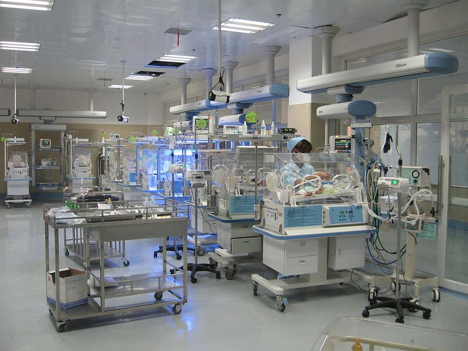 person working inside labaratory, ward, newborn, laboratory HD wallpaper