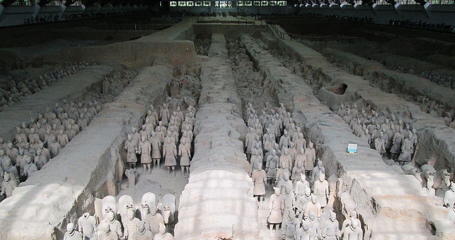 china, xian, the terracotta army, history, architecture, built structure