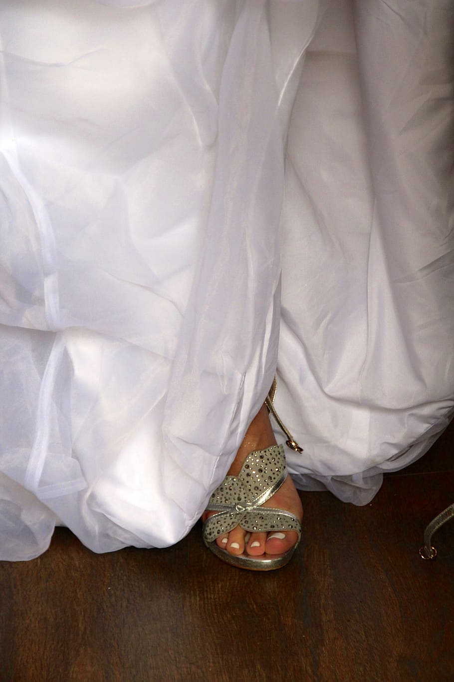Wedding, Shoes, Bride, White, Elegant, women's shoes, wedding shoes HD wallpaper