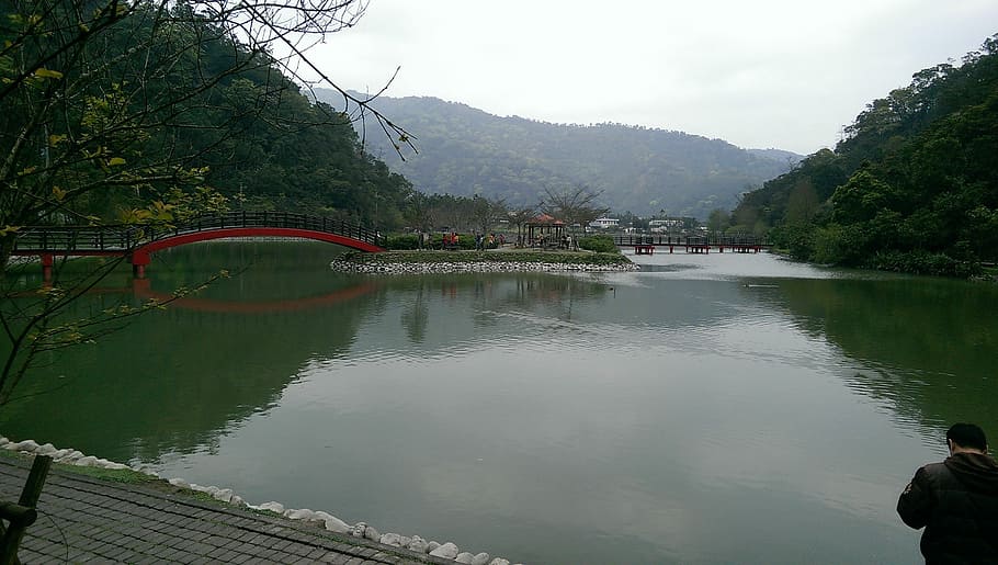 Taiwan, Landscape, water, reflection, outdoors, tree, day, nature HD wallpaper