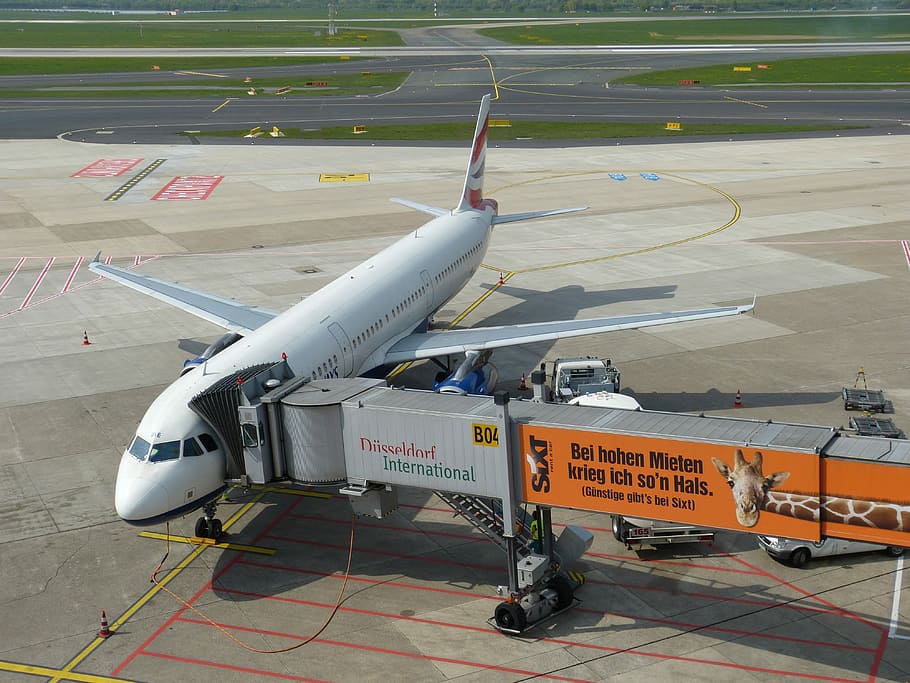 Airport, Fly, Aviation, Air Traffic, aircraft, departure, düsseldorf HD wallpaper