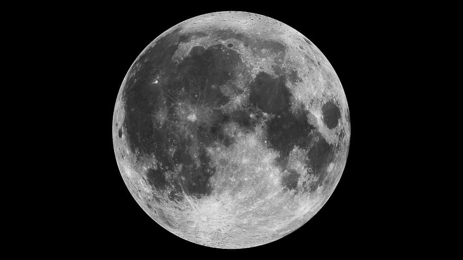photography of moon, night, full moon, brightness, astro, supermoon HD wallpaper