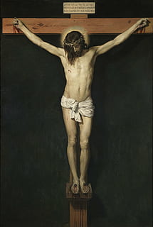 Jesus Christ on the cross painting, crucifixion, christianity HD wallpaper
