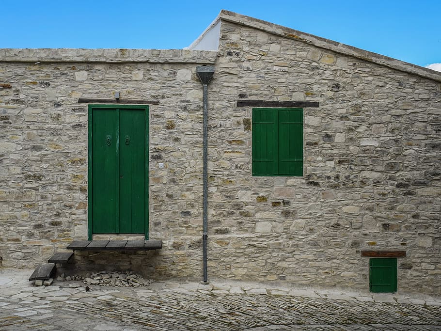 house, architecture, traditional, old, door, wall, stone, building HD wallpaper