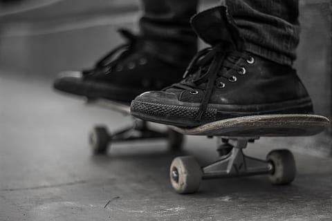person standing on skateboard, still, items, things, thrasher HD wallpaper