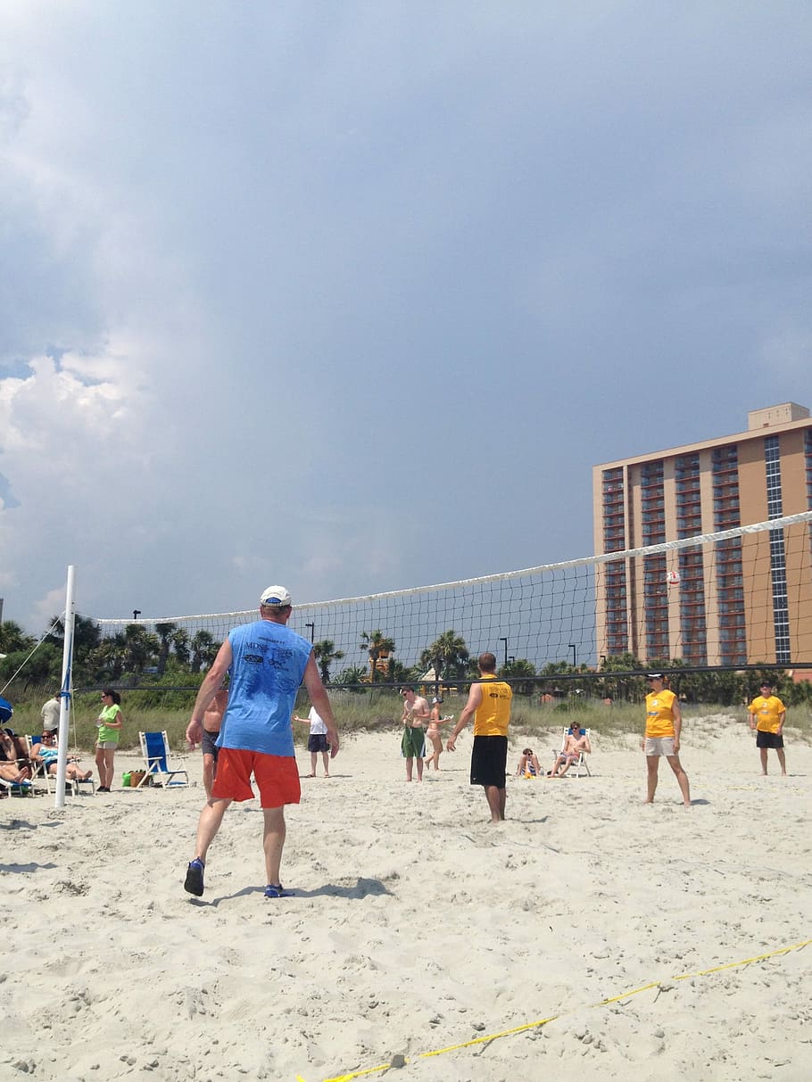 Volley Ball, Fun, Game, Sport, summer, beach, playing, soccer HD wallpaper