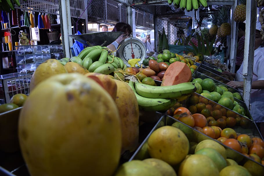 fruit, meter, papaya, oranges, healthy eating, food and drink HD wallpaper