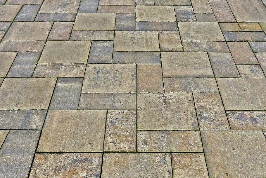 slabs, patch, flooring, paved, background, natural stone, pattern, HD wallpaper