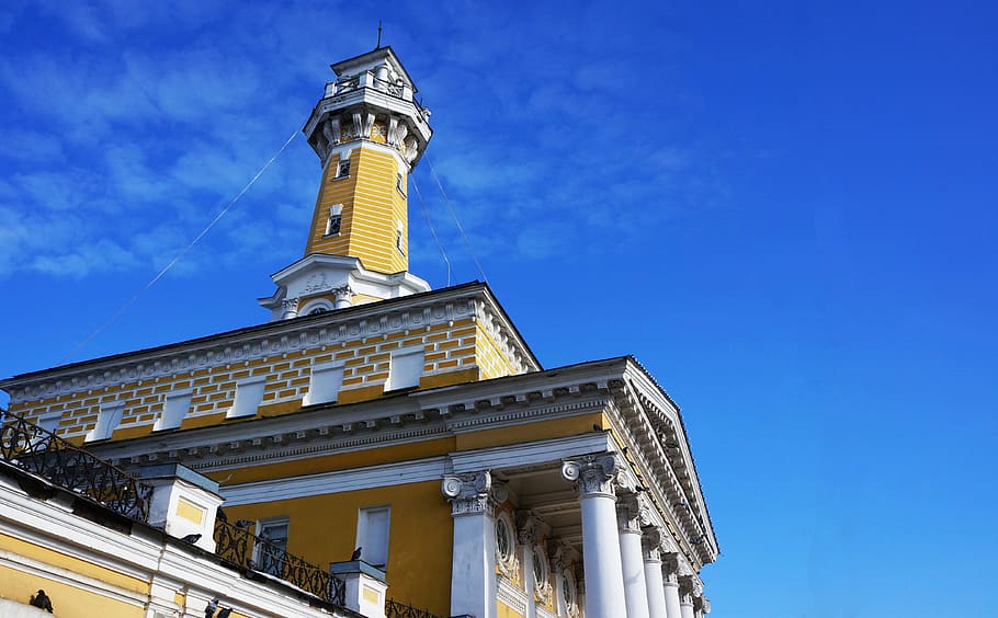 kostroma, area, sky, architecture, building exterior, built structure HD wallpaper