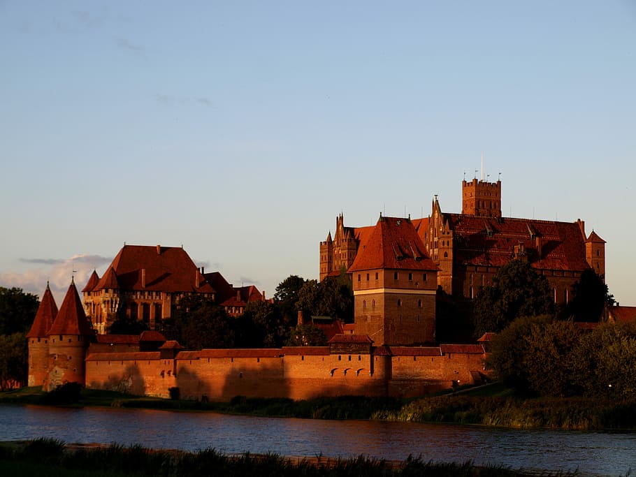Malbork, Castle, Monument, Poland, masuria, holidays, travel HD wallpaper
