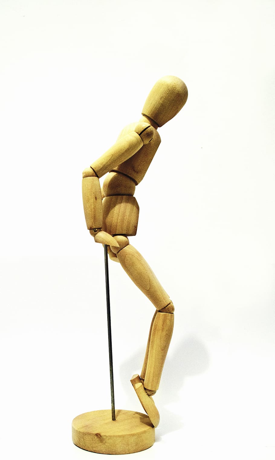 statue, wood, blockhead, jackson, still life, studio shot, white background HD wallpaper