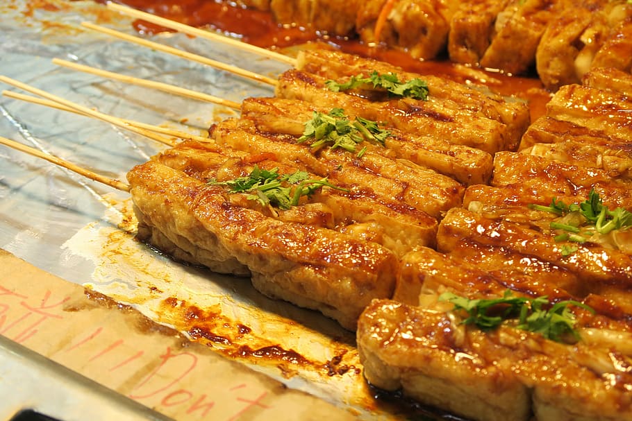 roast, tofu, food, food and drink, still life, ready-to-eat HD wallpaper