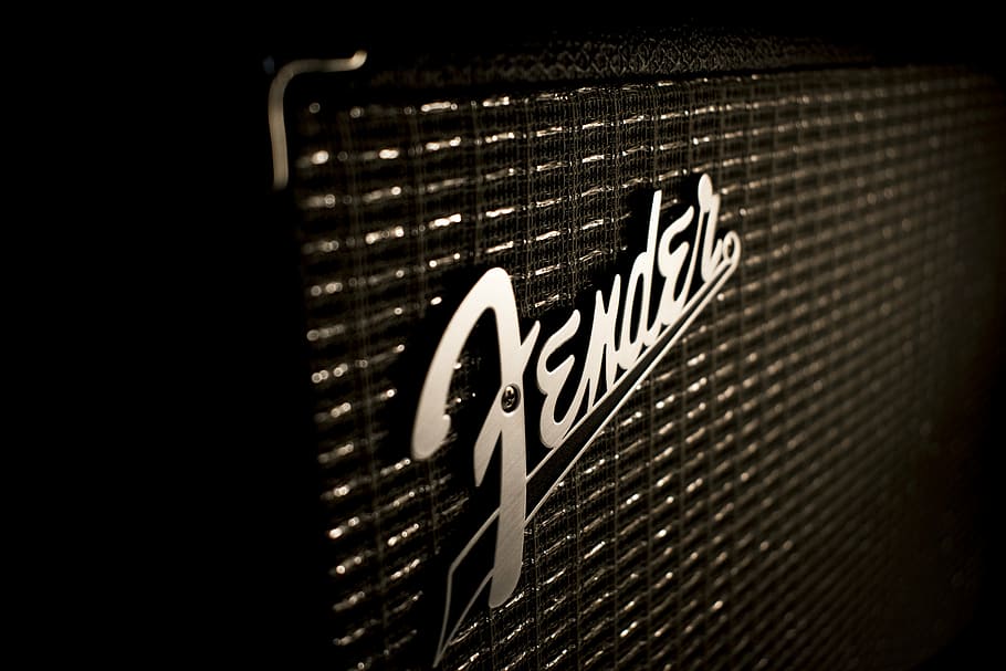 Fender guitar amplifier, music, rock, under, concert, direct