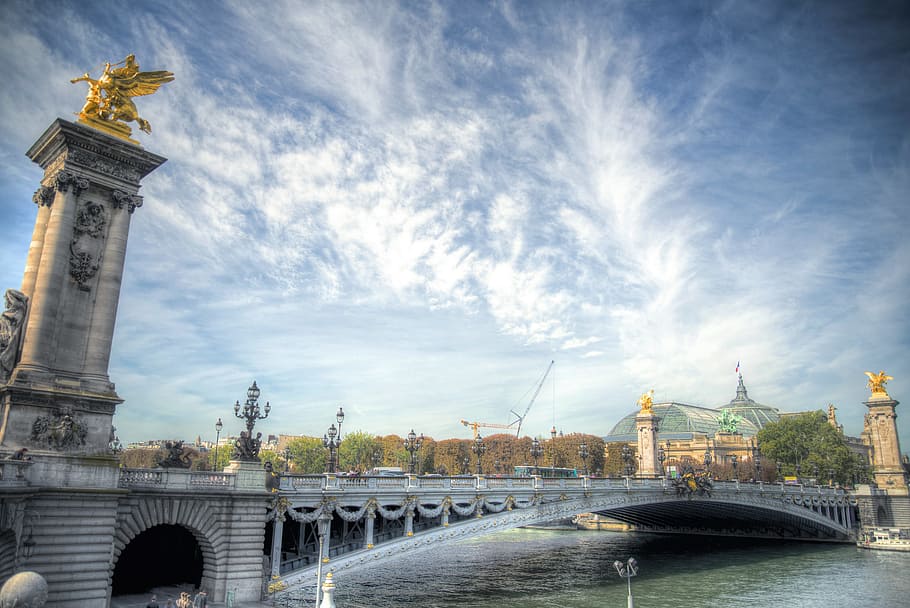 bridge, paris, france, city, travel, french, tourism, seine, HD wallpaper
