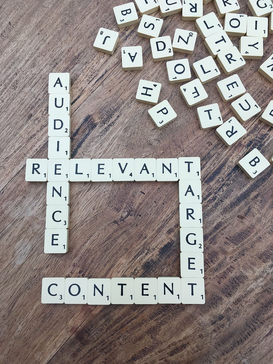 white-and-black scrabble set on top brown surface, audience HD wallpaper