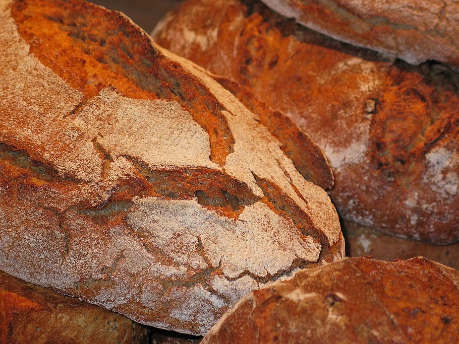 bread, baker, food, baked goods, eat, crispy, craft, bake bread HD wallpaper
