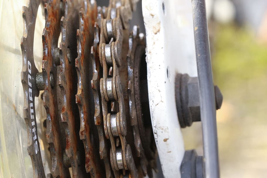 cycle, wheel, part, bike, bicycle, close-up, focus on foreground HD wallpaper