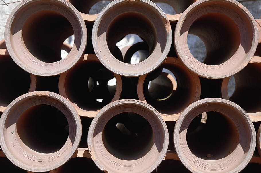 Pipes, Texture, Background, Circles, movement, wine, wine cellar HD wallpaper