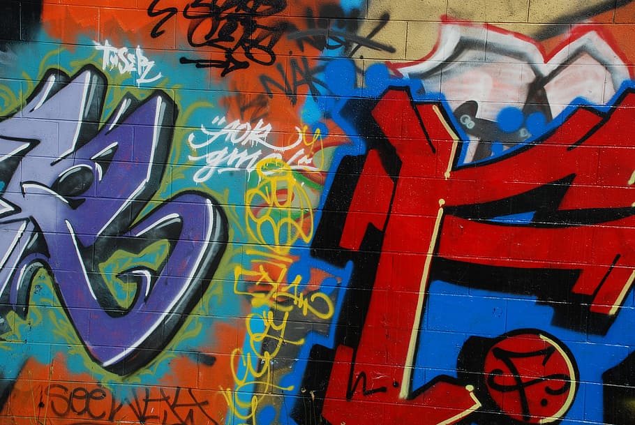 graffiti art, urban, streets, gangs, criminal, youth, aggressive, HD wallpaper