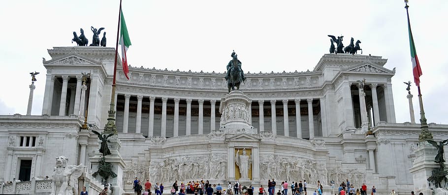 rome, monument, unknown soldier, building exterior, architecture HD wallpaper
