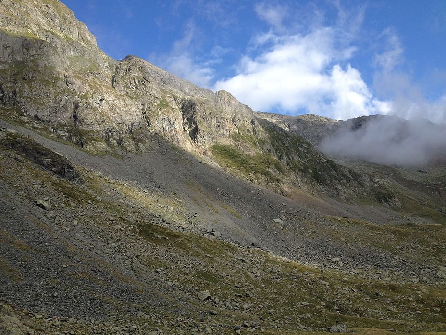 mountain, summit, nature, landscape, rock, hikes, belledonne HD wallpaper